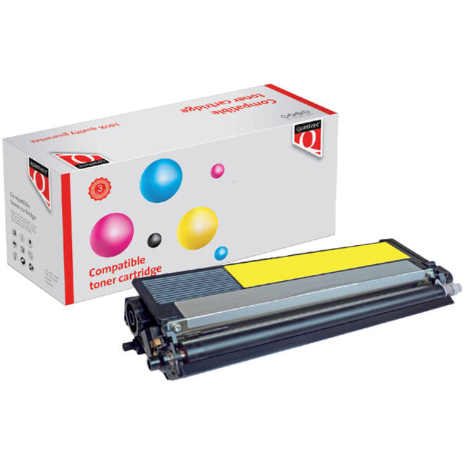 Toner Quantore alternatief tbv Brother TN-321Y geel
