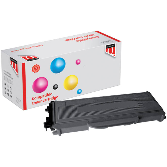 Toner Quantore alternatief tbv Brother TN-2110BK zwart