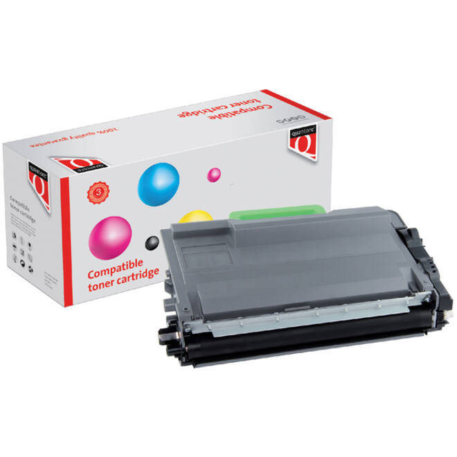 Toner Quantore alternatief tbv Brother TN-3512BK zwart