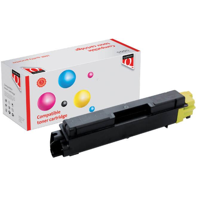Toner Quantore alternatief tbv Kyocera TK-590Y geel