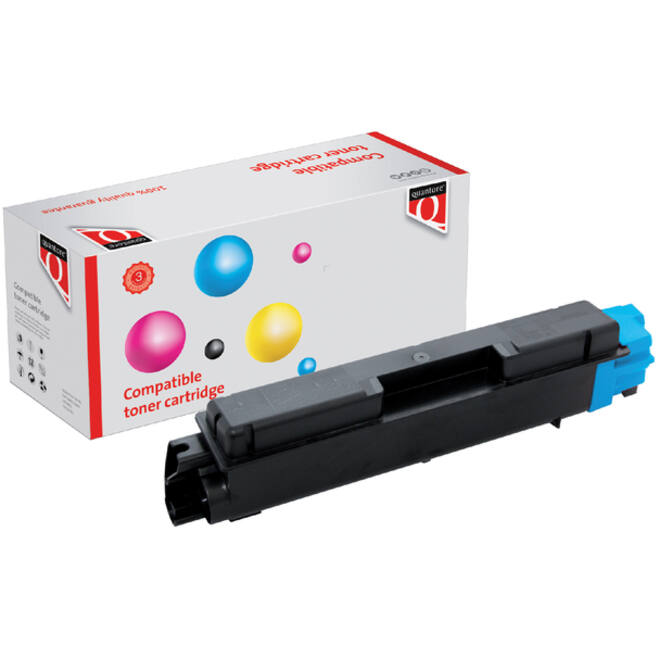 Toner Quantore alternatief tbv Kyocera TK-580C blauw
