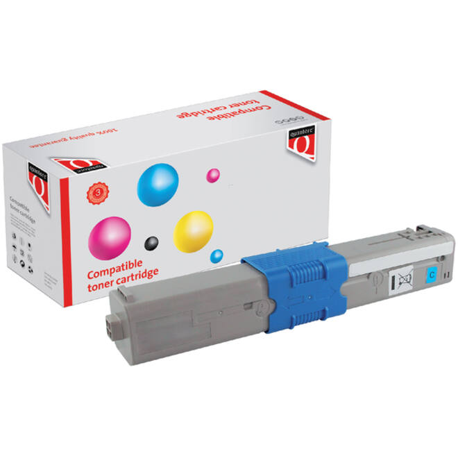 Toner Quantore alternatief tbv Oki 44469706 blauw