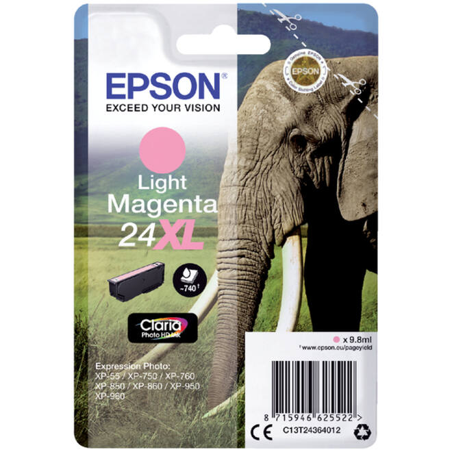 Inktcartridge Epson 24XL T2436 lichtrood