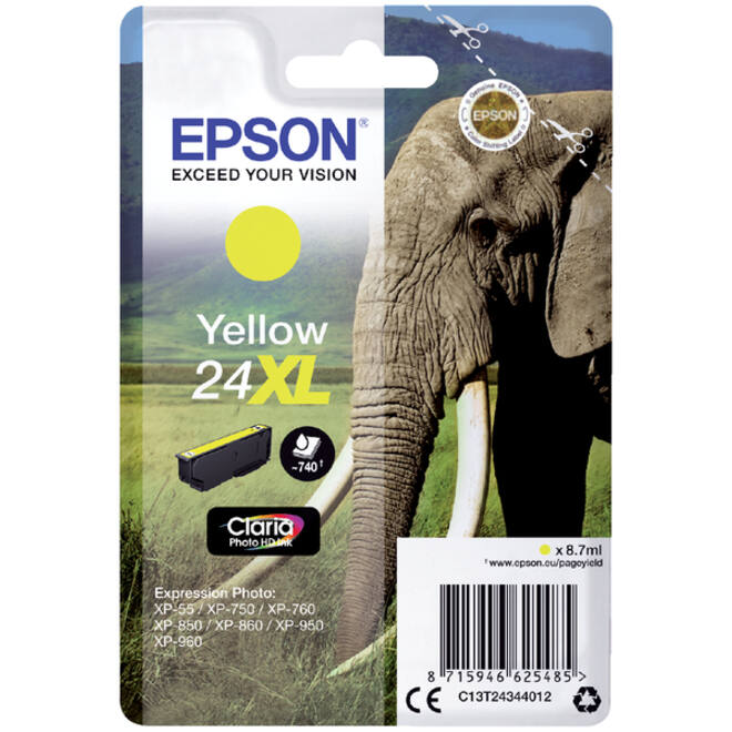 Inktcartridge Epson 24XL T2434 geel