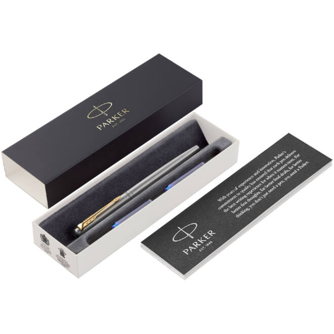 Vulpen Parker Jotter stainless steel GT medium