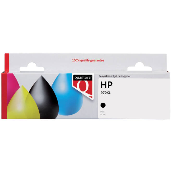Inktcartridge Quantore alternatief tbv HP CN625AE 970XL zwart