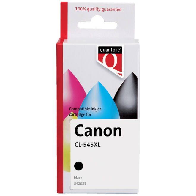 Inktcartridge Quantore alternatief tbv Canon PG-545XL zwart HC