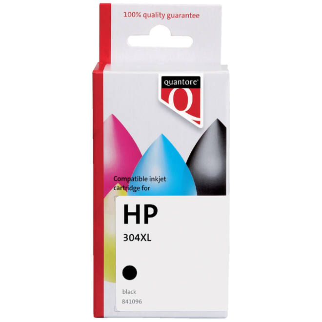 Inktcartridge Quantore alternatief tbv HP N9K08AE 304XL zwart