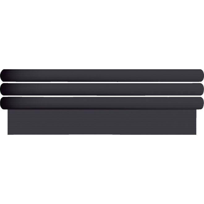 Kaftpapier Kangaro 500x50cm kraft 60gr zwart set à 3rol