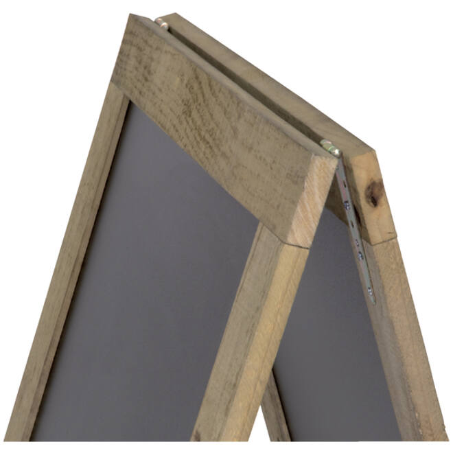 Stoepbord Securit 72x131x4cm steigerhout