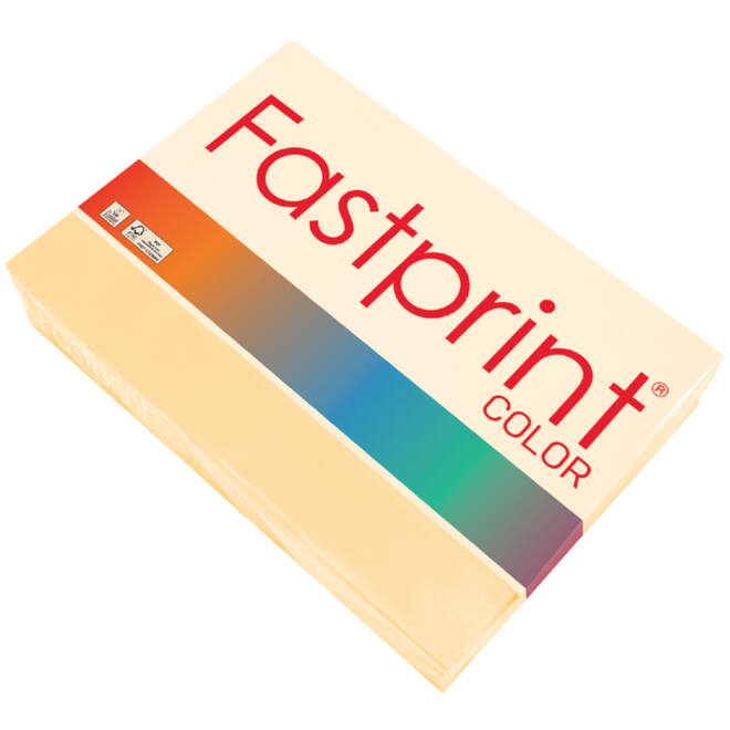 Kopieerpapier Fastprint A4 80gr donkerchamois 500vel