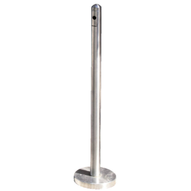 Asbak staand Securit RVS Paal excl voet