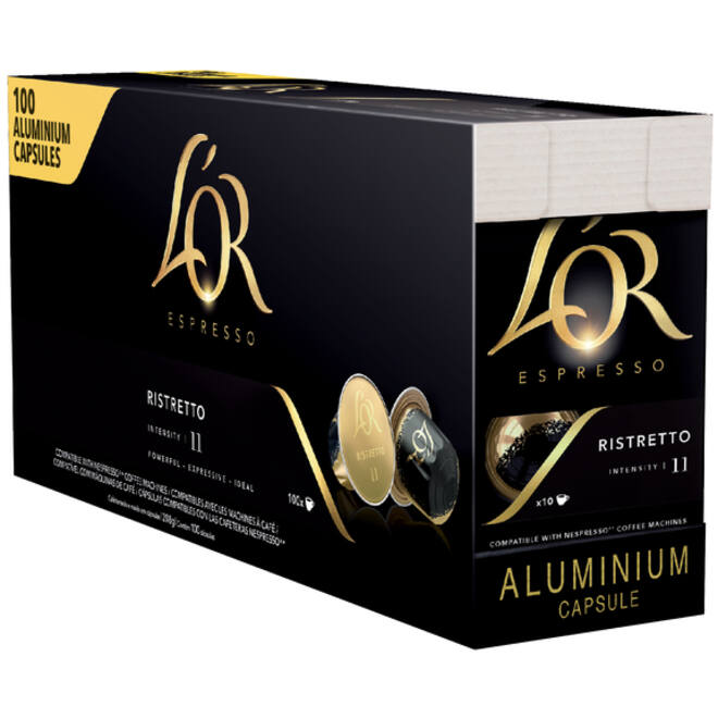 Koffiecups L'Or espresso Ristretto 100 stuks