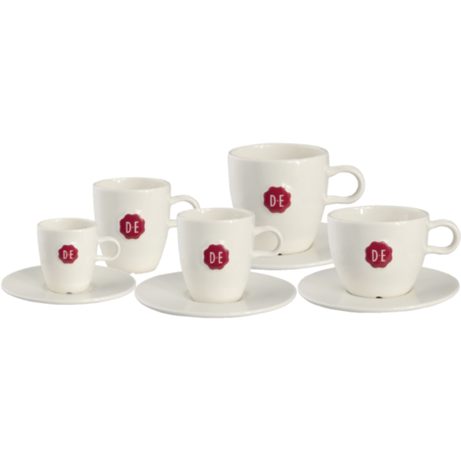 Kopje Douwe Egberts cappuccino 180ml wit