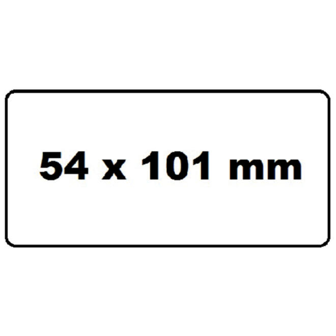 Labeletiket Quantore 99014 54x101mm badge wit