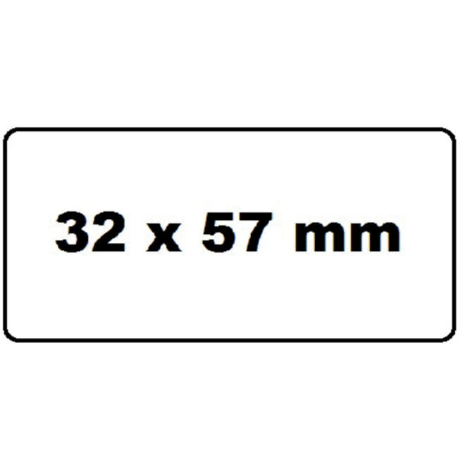 Labeletiket Quantore 11354 57mmx32mm wit