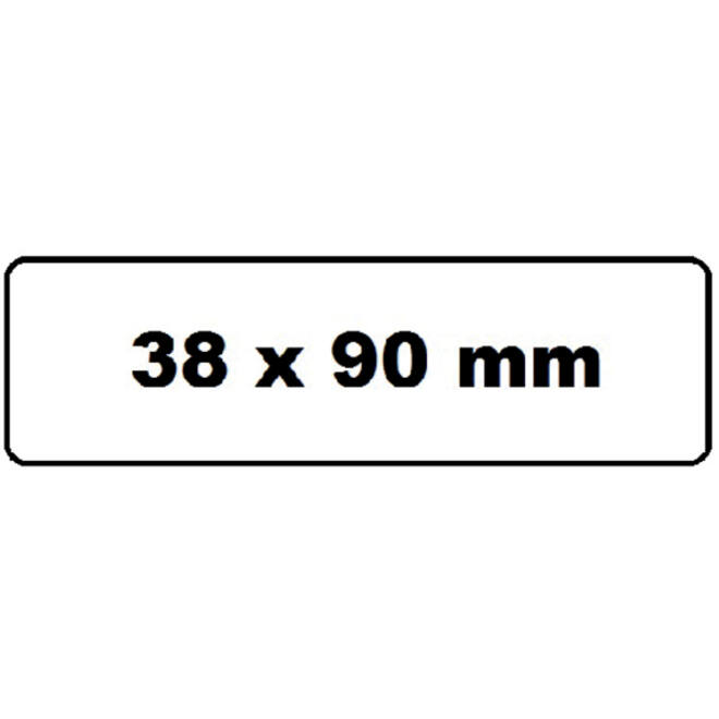 Labeletiket Quantore DK-11208 38x90mm adres wit