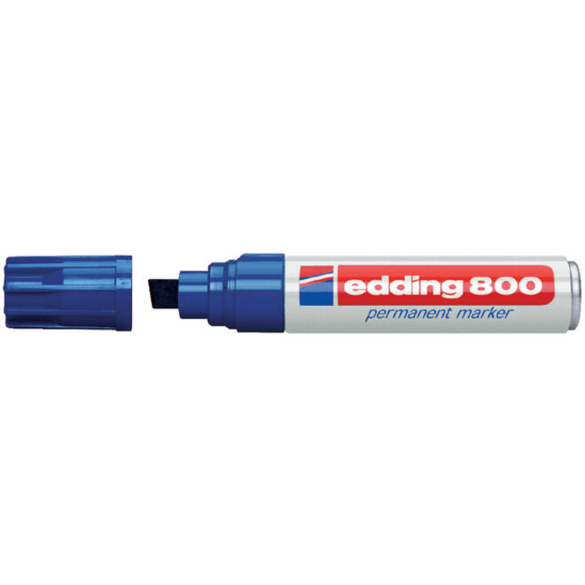 Viltstift edding 800 schuin 4-12mm blauw