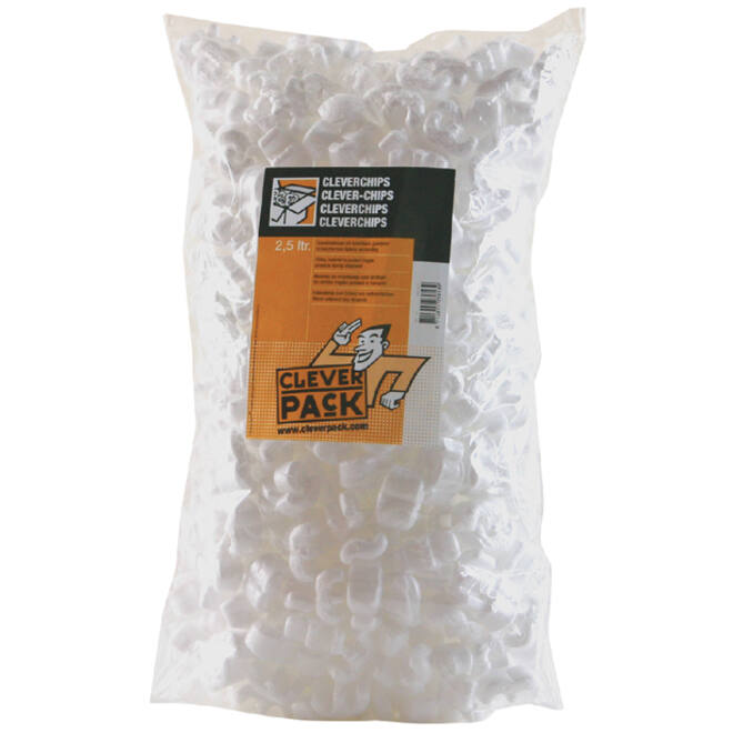 Opvulchips CleverPack wit zak à 2.5 liter