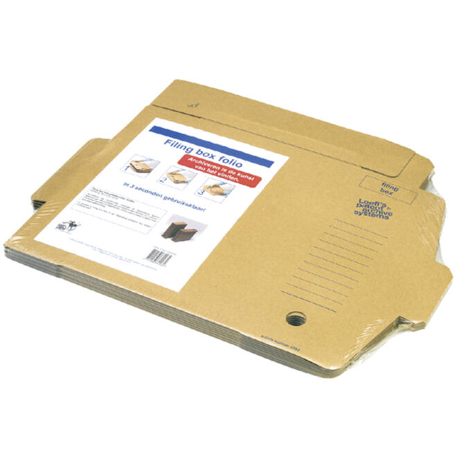 Archiefdoos Loeff's Filing Box 3003 folio 345x250x80mm karton