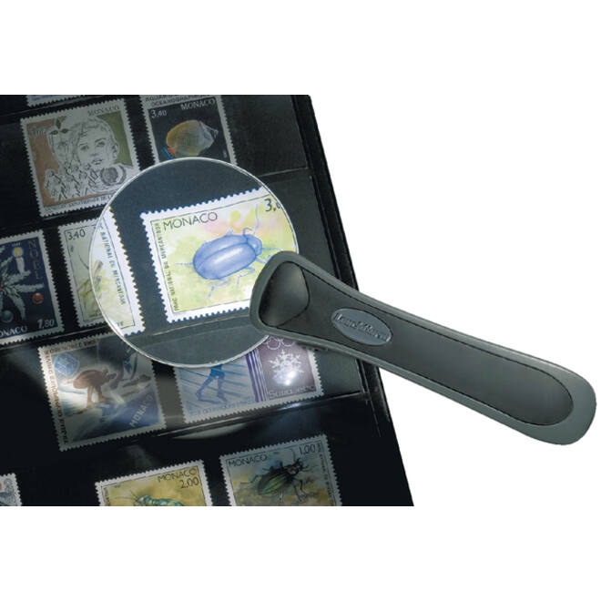 Loep Leuchtturm LU 4 voorzien van 2 led-lampen vergroot 2,5x