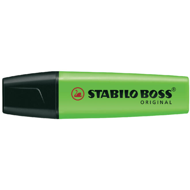Markeerstift STABILO BOSS Original 70/10 assorti 4 kleuren doos à 10 stuks