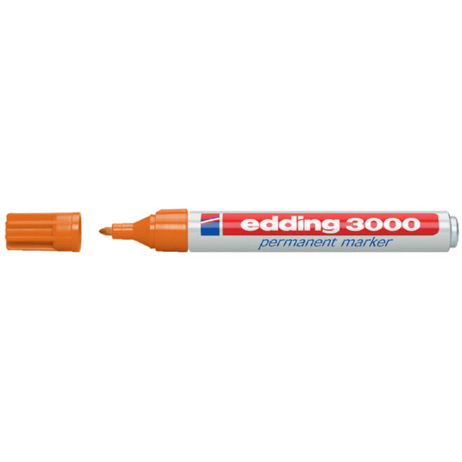 Viltstift edding 3000 rond 1.5-3mm oranje