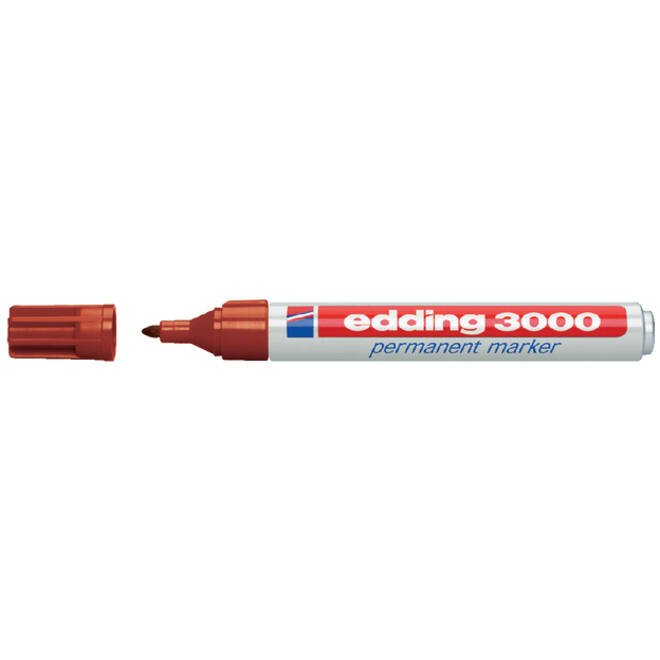 Viltstift edding 3000 rond 1.5-3mm bruin