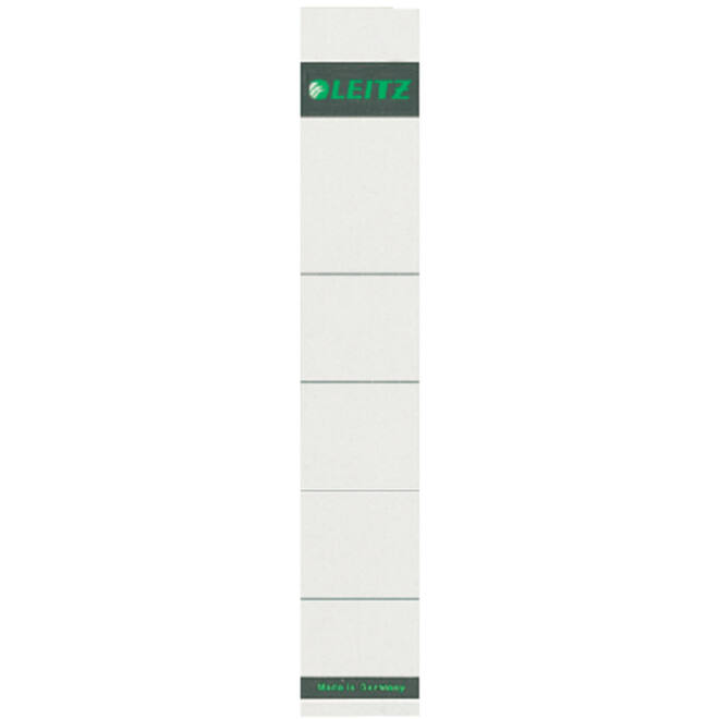 Rug-insteekkaart Leitz smal 32x191mm grijs