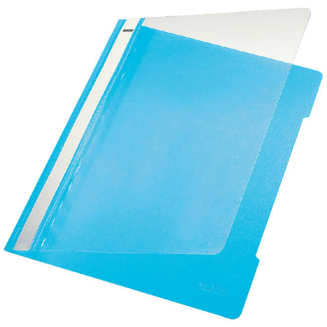 Snelhechter Leitz Standaard A4 gerecycled PP lichtblauw
