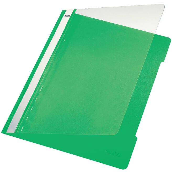 Snelhechter Leitz Standaard A4 gerecycled PP lichtgroen