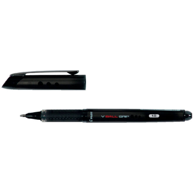 Rollerpen PILOT V-Ball grip breed zwart