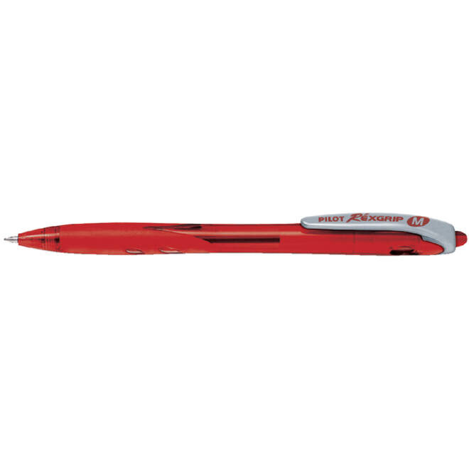 Balpen PILOT Begreen Rexgrip medium rood