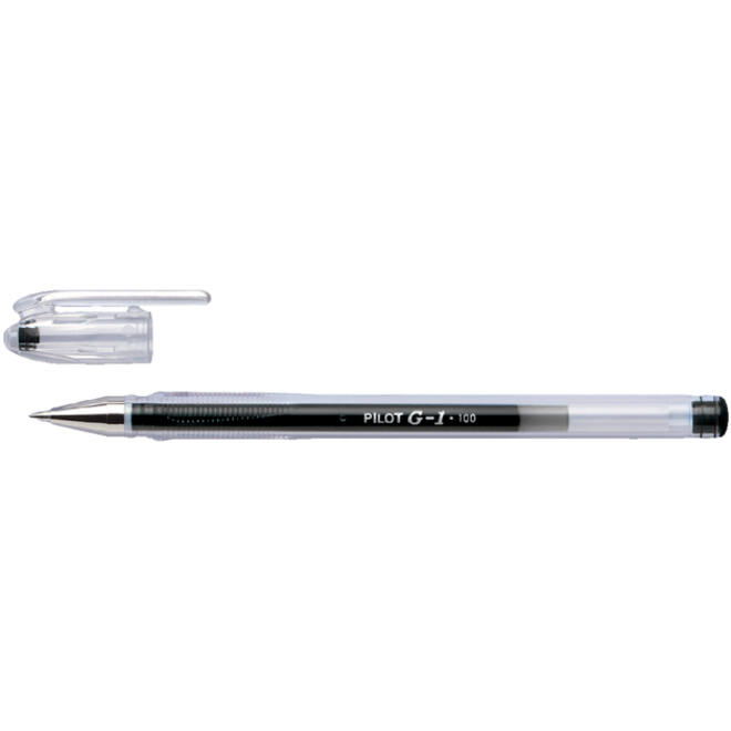 Gelschrijver PILOT G-1 medium zwart