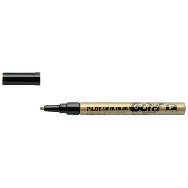 Viltstift PILOT Super Color lakmarker fijn goud