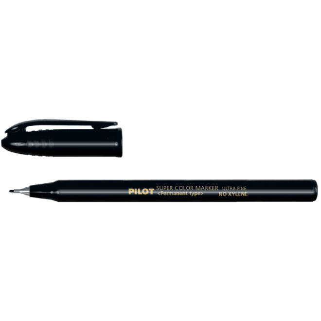 Fineliner PILOT Super Color Scan ultra fijn zwart