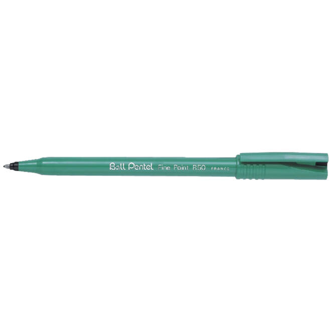 Rollerpen Pentel R50 medium zwart