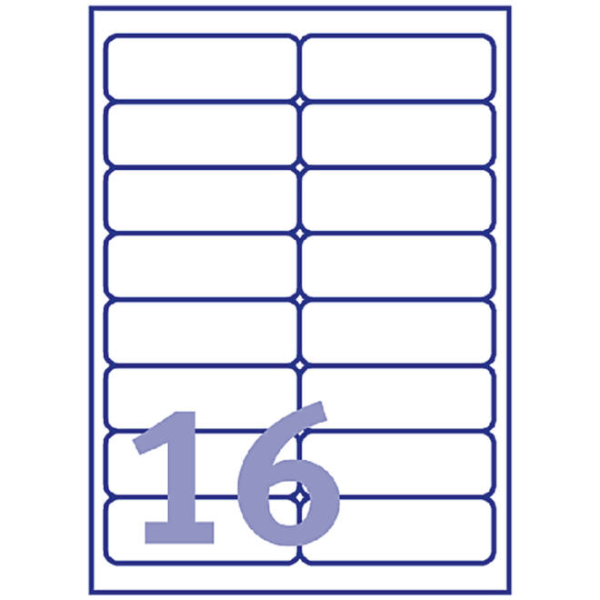 Etiket Avery J8162-10 99.1x33.9mm wit 160stuks