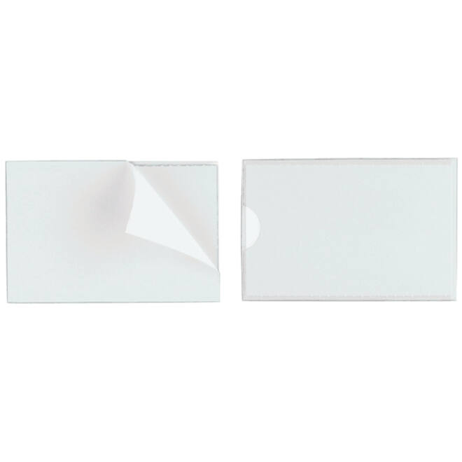 Etikethouder Durable pocketfix 75x18mm zelfklevend