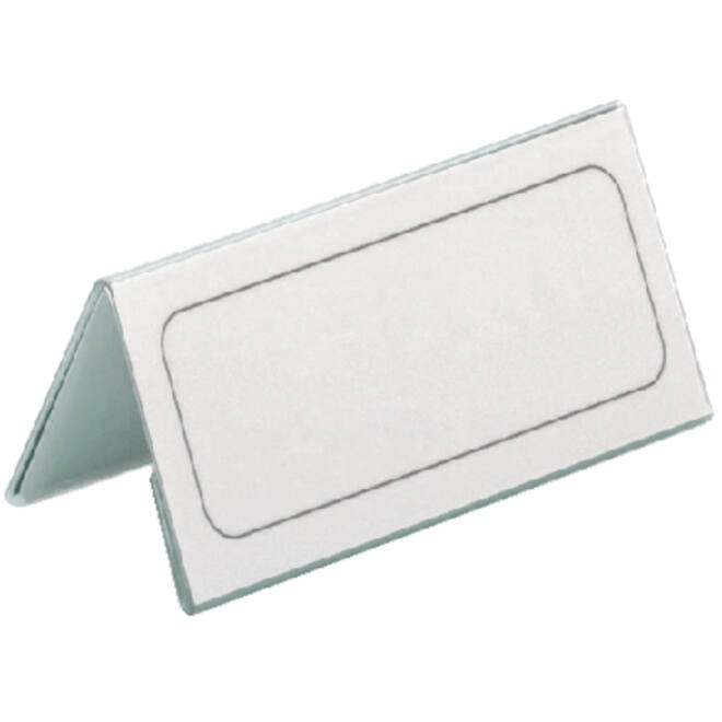 Tafelnaambord Durable 8052 61x210mm transparant