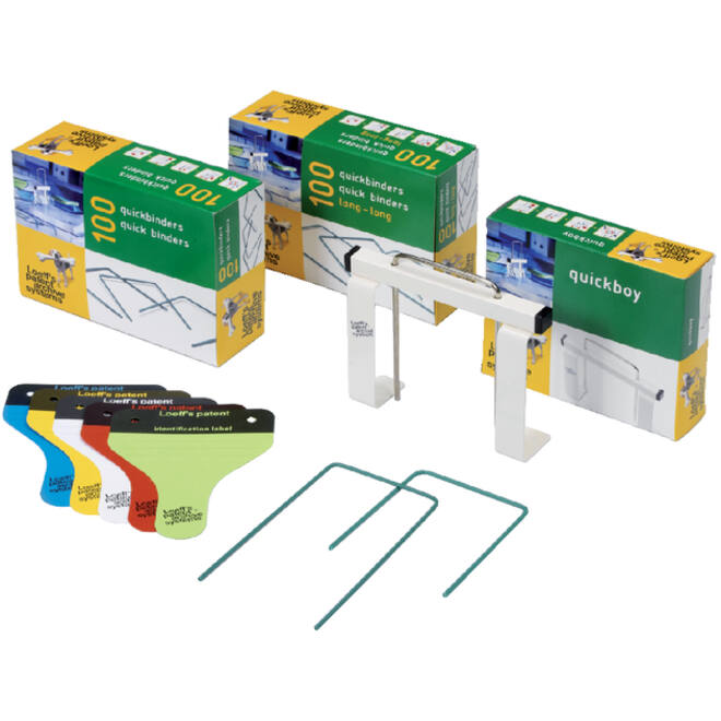 Bundelbeugel Loeff 1215 Quickbinder 100mm groen