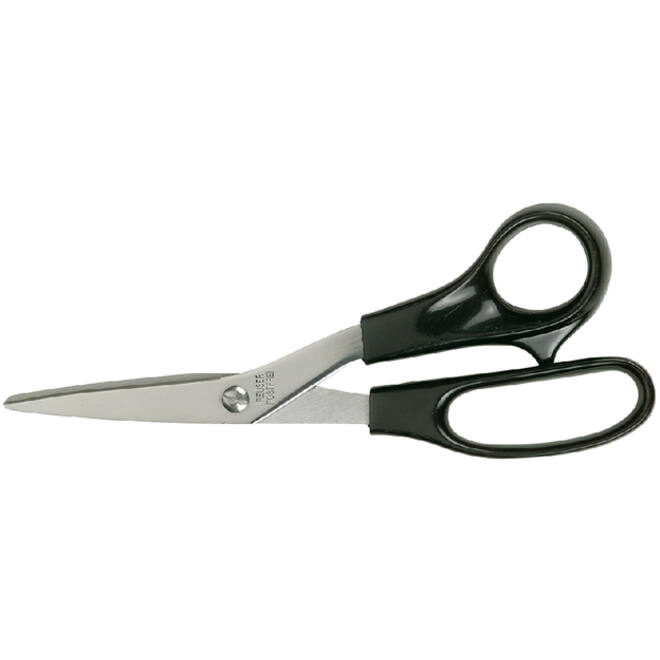 Schaar Quantore 190mm +plastic handvat zwart