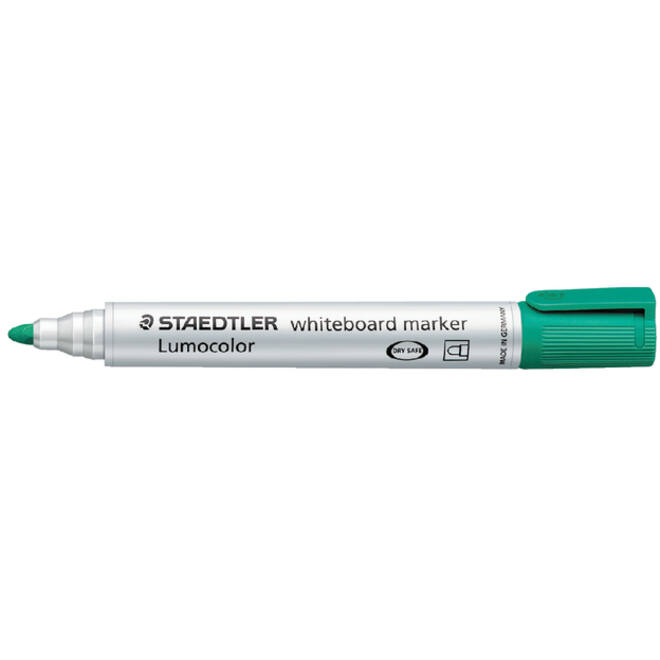 Viltstift Staedtler Lumocolor 351 whiteboard rond groen 2mm
