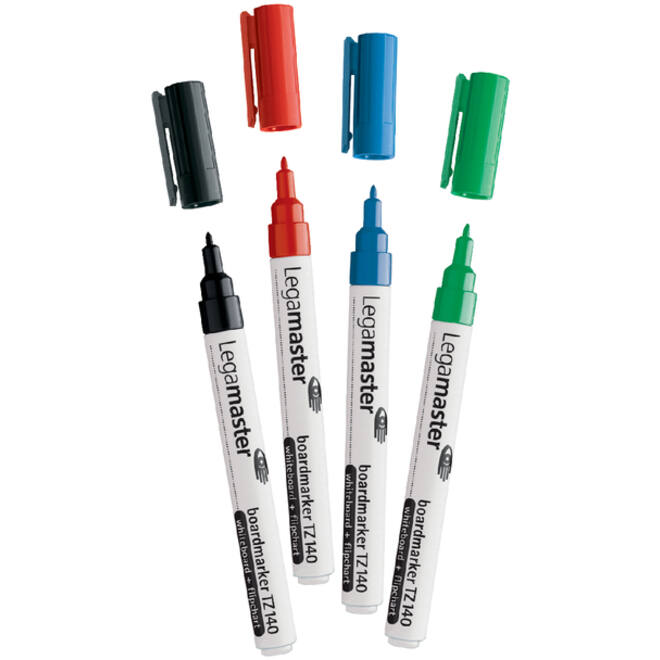 Viltstift Legamaster TZ 140 whiteboard rond 1mm zwart