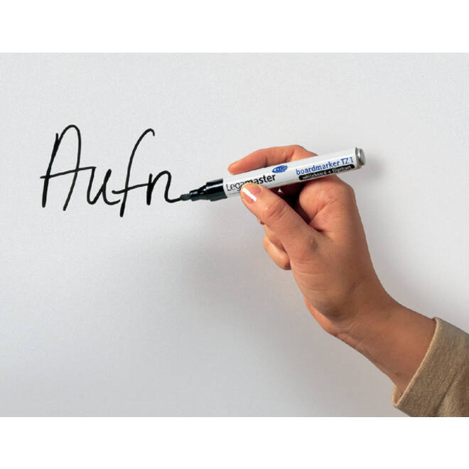 Viltstift Legamaster TZ 1 whiteboard rond 1.5-3mm zwart
