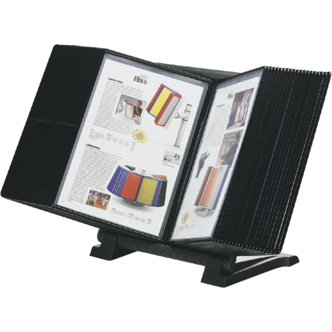 Infomanager Djois Flex-O-Frame basis met 10-tassen antraciet/zwart