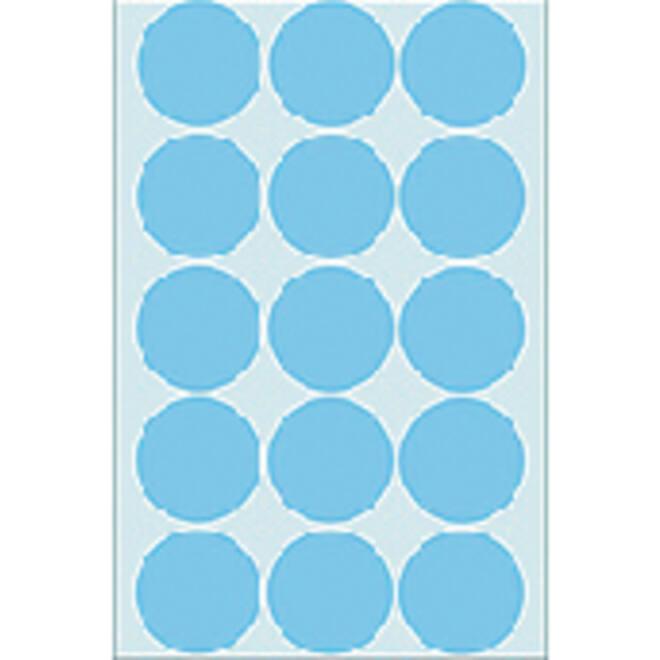 Etiket HERMA 2273 rond 32mm blauw 480stuks