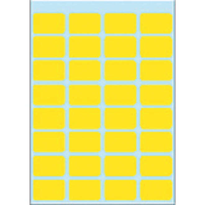 Etiket HERMA 3641 12x19mm geel 160 stuks