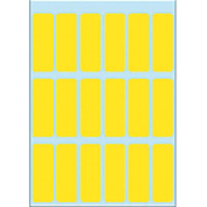 Etiket HERMA 3651 12x34mm geel 90 stuks