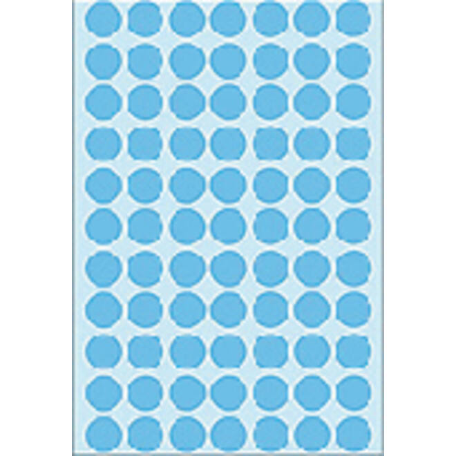 Etiket HERMA 2233 rond 13mm blauw 2464stuks